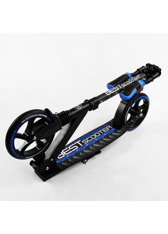 Двухколесный самокат складной, амортизатор, стоп сигнал 57х14х80-98,5 см Best Scooter (259092863)