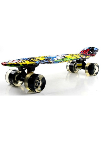 Пенні борд "Cool Draft" Joker, колеса, що світяться, 55х15 см Penny (259093699)