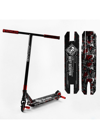 Самокат трюковый HIC-система, пеги, алюминиевый диск и дека, принт 72х13х58 см Best Scooter (259091297)