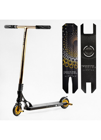 Самокат трюковий "Portal" HIC-система, пеги, алюмінієвий диск та дека, колеса PU 58х89 см Best Scooter (259091229)