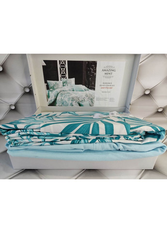 Комплект постільної білизни Amazing Mint Євро No Brand (259092364)