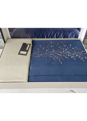 Комплект постельного белья Aspin Blue с вышивкой Евро Dantela Vita (259091818)
