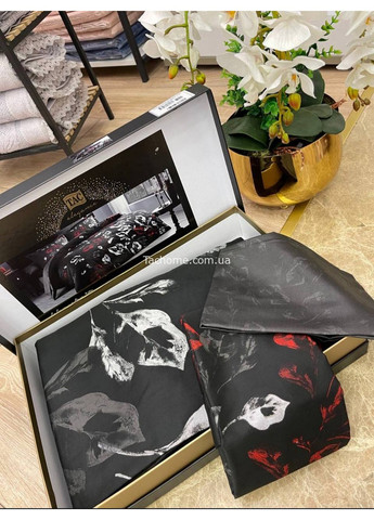 Комплект постельного белья Tallin Black Евро Tac (259090678)