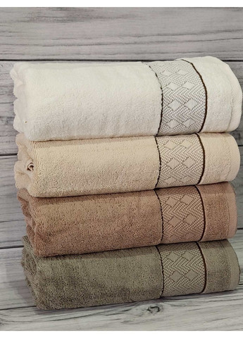 Sikel набор жаккардовых полотенцев для ванной penye side (4 штуки). 70х140 см комбинированный производство - Турция