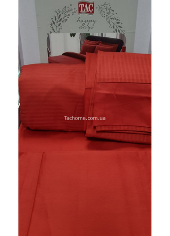 Комплект постельного белья Premium Basic Red King Size Tac (259093632)