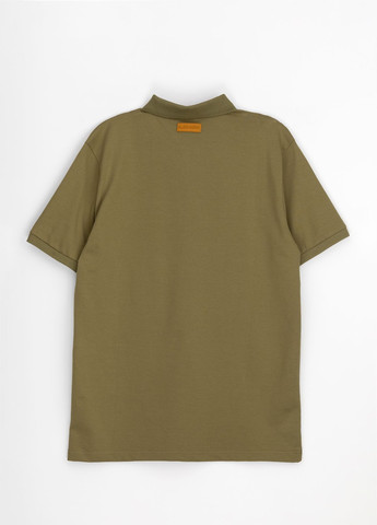 Оливковая (хаки) футболка-поло для мужчин Zinzolin