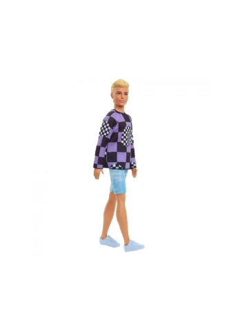 Кукла Кен "Модник" в свитере в клетку HBV25 Barbie (259109299)