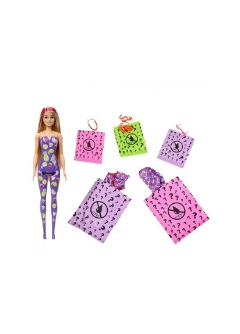 Кукла сюрприз "Цветное перевоплощение" серия "Фруктовый сюрприз" HJX49 Barbie (259109298)