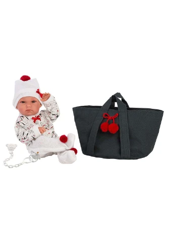 Милая кукла Bimba в белом костюмчике 35см Llorens (259113514)