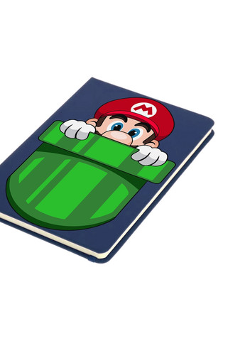 Блокнот А5 Марио в кармане Темно-синий (92288-4022-NB) MobiPrint (259113630)