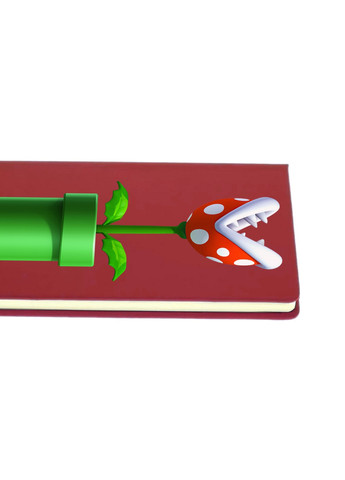 Блокнот А5 Цветок-пиранья Красный (92288-4024-RD) MobiPrint (259113626)