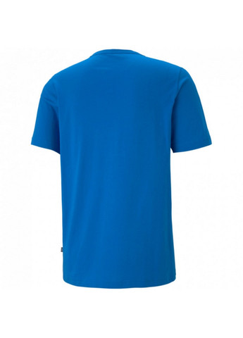 Синяя демисезонная мужская футболка ess small logo teel 58666858 Puma