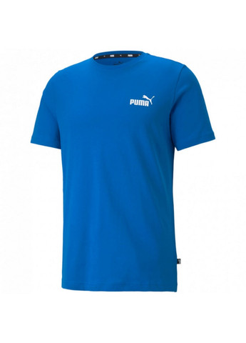 Синяя демисезонная мужская футболка ess small logo teel 58666858 Puma