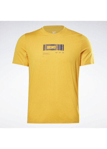 Жовта чоловіча футболка activchill+dreamblend gs9202 Reebok