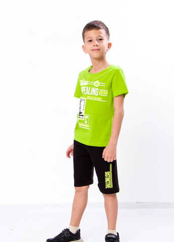Комплект для хлопчика (футболка+бриджі) Носи Своє 110 Салатовий (6187-057-33-1-v1) Носи своє (259161461)