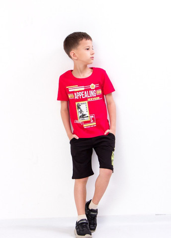 Комплект для хлопчика (футболка+бриджі) Носи Своє 110 Червоний (6187-057-33-1-v0) Носи своє (259161538)