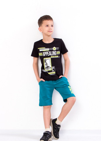 Комплект для хлопчика (футболка+бриджі) Носи Своє 110 Чорний (6187-057-33-1-v3) Носи своє (259161470)