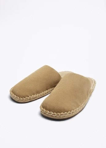 бежеві еспадрільї Zara однотонний (259160590)