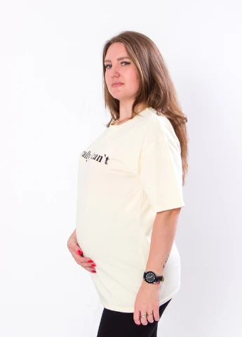 Футболка жіноча для вагітних Білий (12154-v0) No Brand - (259161406)
