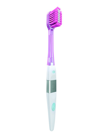 Іонна зубна щітка Ultra soft Дуже м'яка широка Рожева IONICKISS original (259165733)