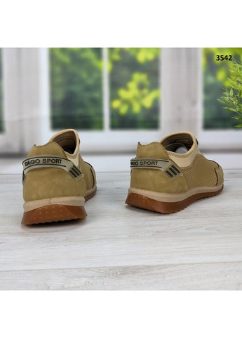 Пісочні Осінні чоловічі кросівки мокасини сітка Dago