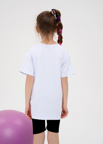 Чорно-білий літній комплект дитячий з шортами ISSA PLUS Костюм-CD1-36