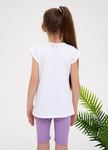 Белая летняя футболка детская ISSA PLUS Футболка-CD1-32