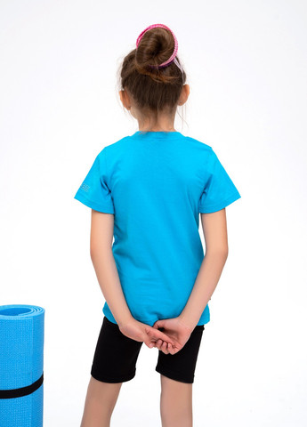Блакитна літня футболка дитяча ISSA PLUS Футболка-CD1-11