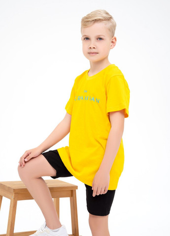 Жовта літня футболка дитяча ISSA PLUS Футболка-GCD1-12