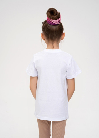 Белая летняя футболка детская ISSA PLUS Футболка-CD1-44