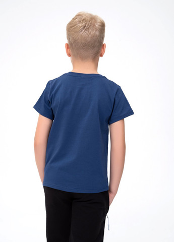Синяя летняя футболка детская ISSA PLUS Футболка-GCD1-08