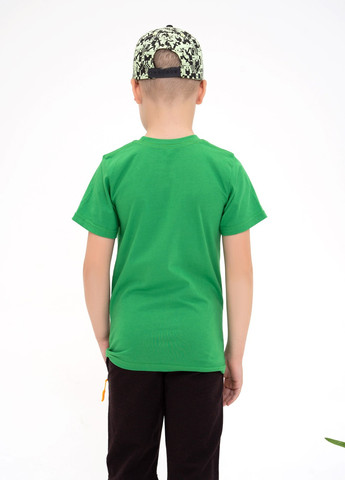 Зеленая летняя футболка детская ISSA PLUS Футболка-GCD1-22