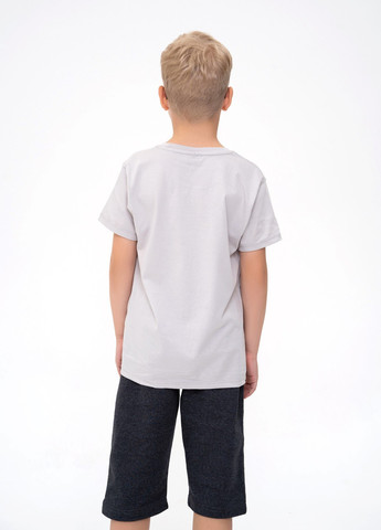 Сіра літня футболка дитяча ISSA PLUS Футболка-GCD1-08