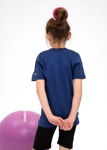 Синяя летняя футболка детская ISSA PLUS Футболка-CD1-11