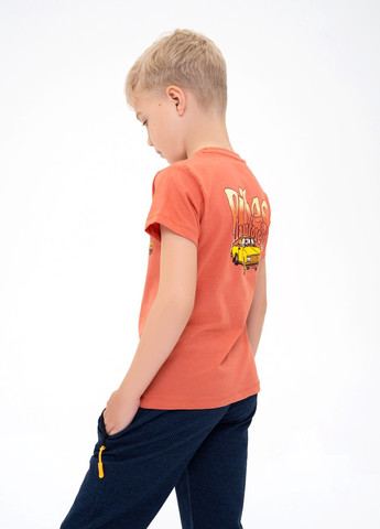 Теракотова літня футболка дитяча ISSA PLUS Футболка-GCD1-06