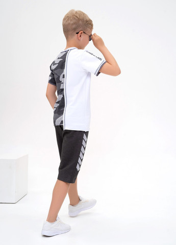 Белая летняя футболка детская ISSA PLUS Футболка-GCD1-15