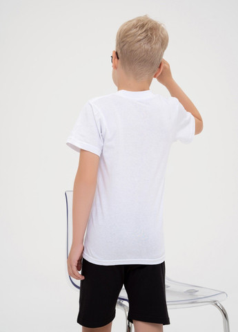 Біла літня футболка дитяча ISSA PLUS Футболка-GCD1-12