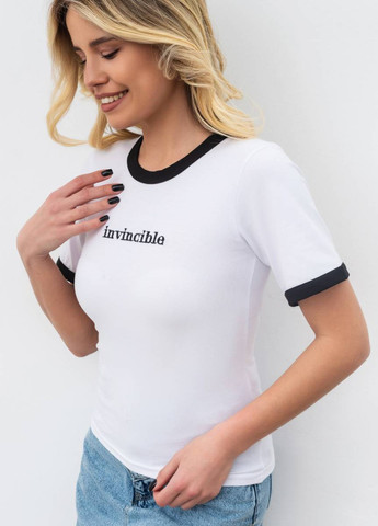 Біла літня футболка romashka Ромашка Принстон