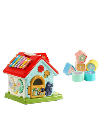 Ігровий набір "Будиночок розвиваючий" 25х26х30 см Union (259207498)