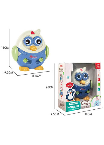 Тваринний музичний пінгвін 19х10х20 см JIE Star (259206169)