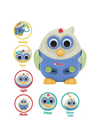 Животное музыкальное пингвин 19х10х20 см JIE Star (259212971)