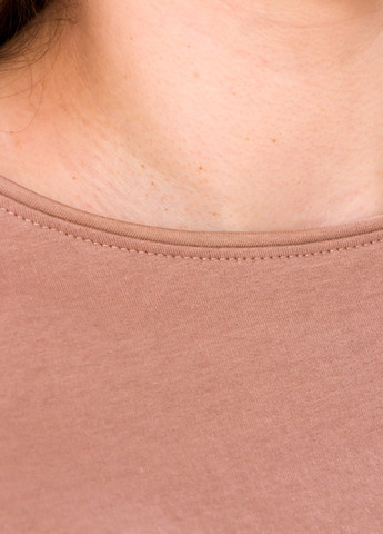 Коричневая летняя футболка жіноча (оверсайз) коричневий носи своє (8127-057-22-v20) Носи своє