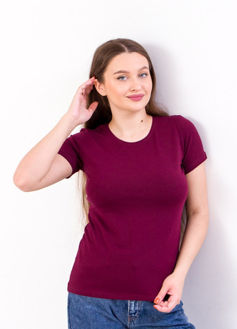 Бордовая летняя футболка жіноча бордовий носи своє (8188-036-v74) Носи своє