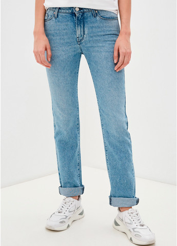 Жіночі блакитні прямі джинси Karl Lagerfeld - (259215595)