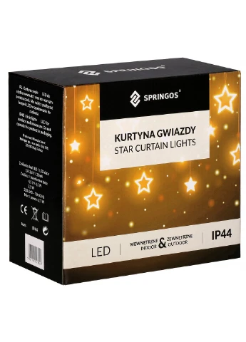 Гирлянда бахрома 2 м Springos (259245575)
