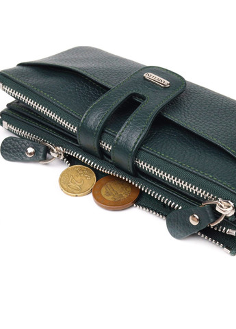 Жіночий шкіряний гаманець 19х9,5х1,5 см Canpellini (259244212)