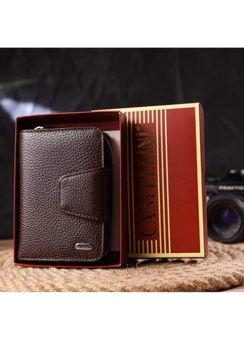 Жіночий шкіряний гаманець 9,5х13,2х3 см Canpellini (259244206)
