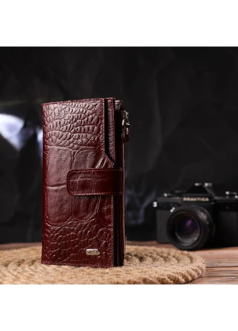 Женский кожаный кошелек 10х18,7х2 см Canpellini (259245262)