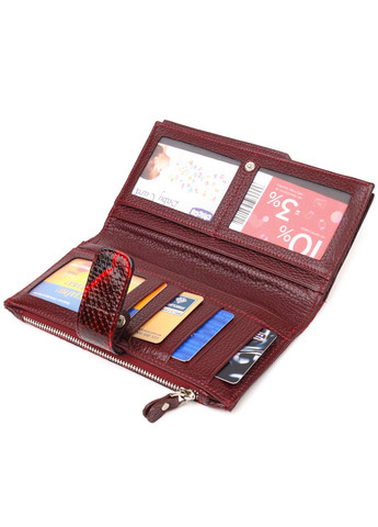Жіночий шкіряний гаманець 10х18,7х2 см Canpellini (259245305)
