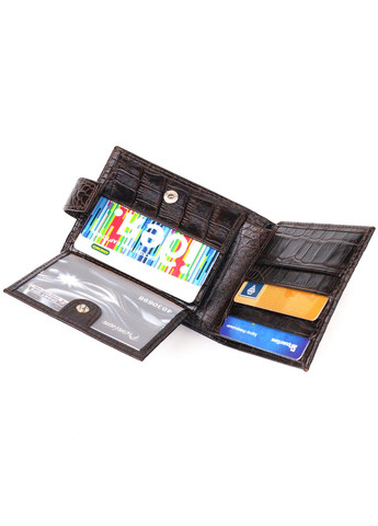 Чоловічий шкіряний гаманець 11х8,3х1 см Canpellini (259245307)